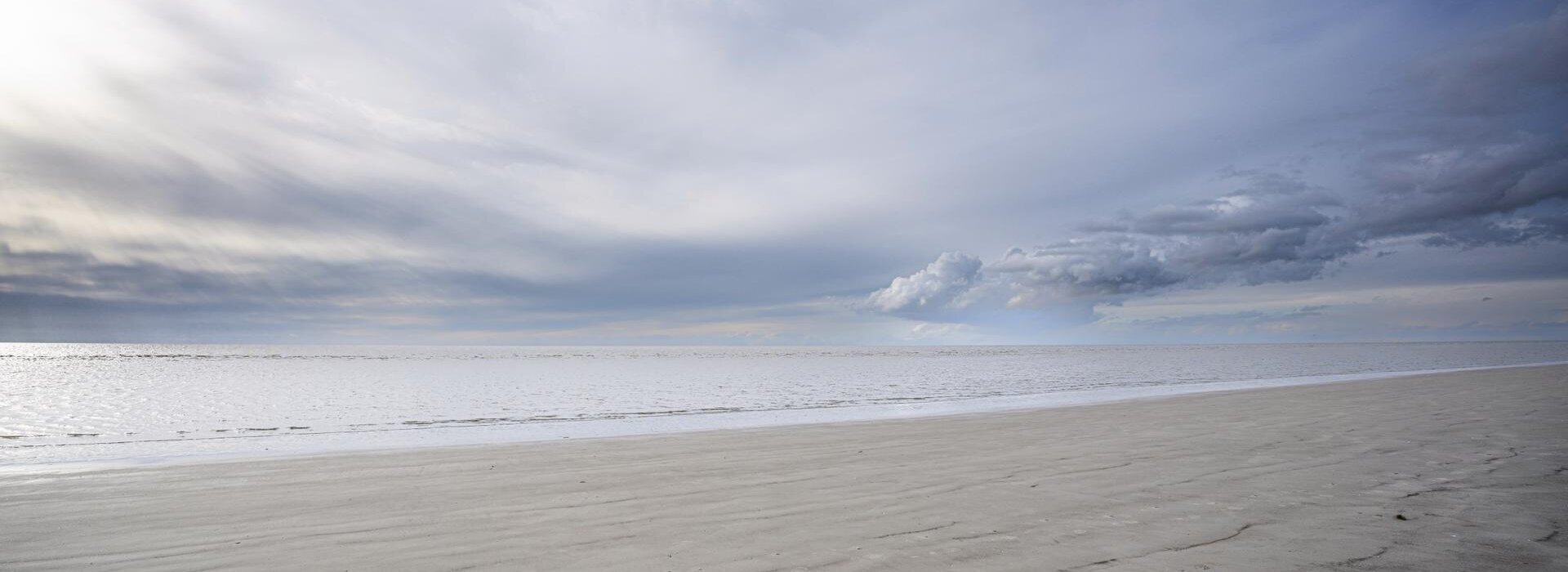Weite des Strandes im Ortsteil Ording