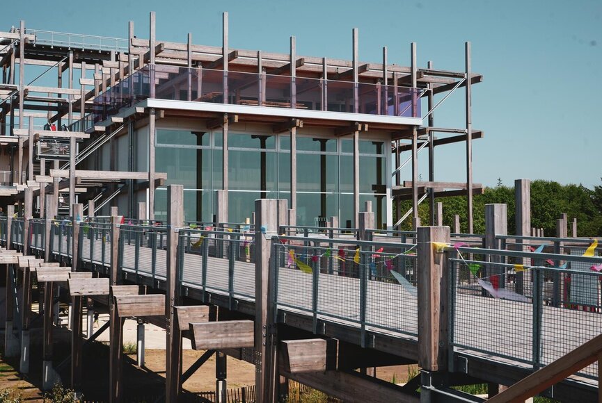 Fensterfront des Erlebnis-Hus