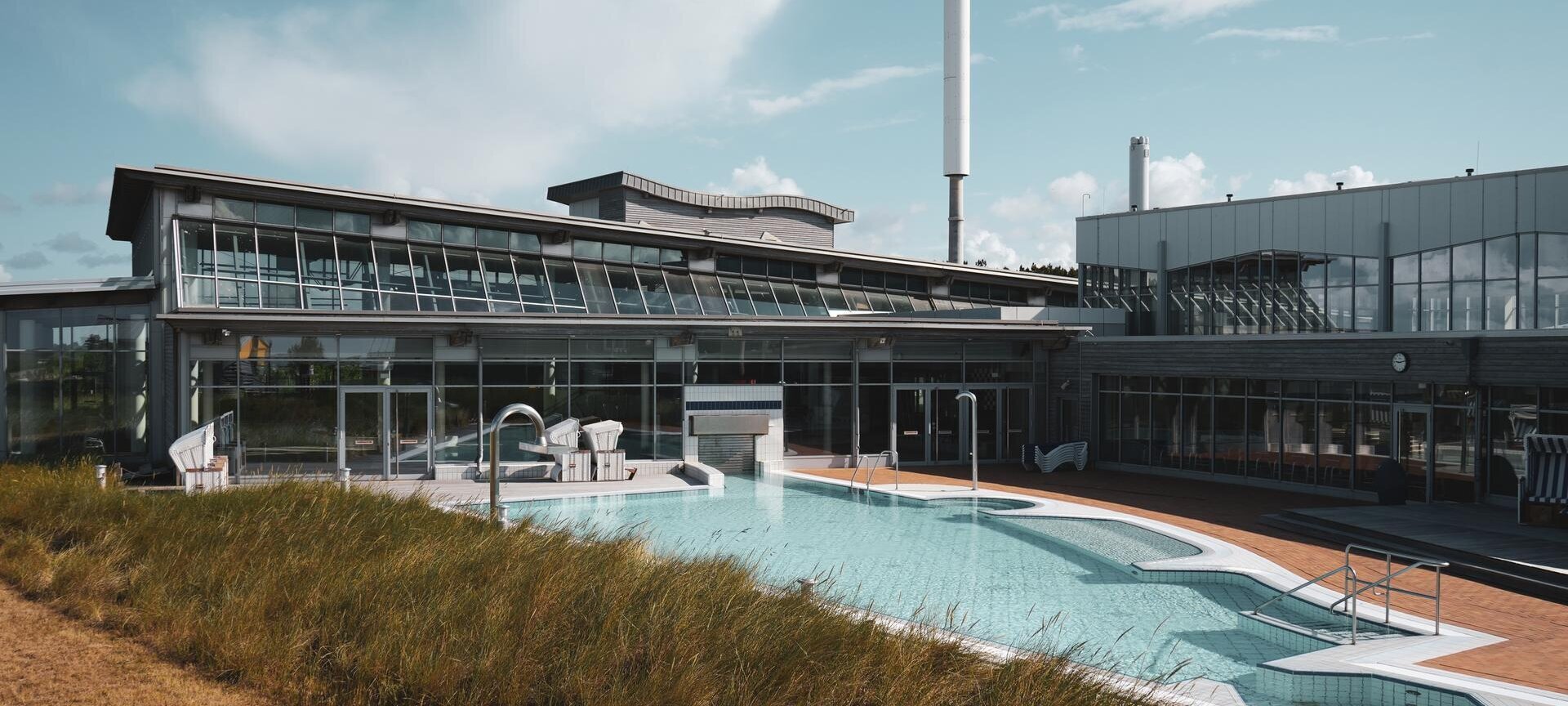 Außenbereich der Dünen-Therme