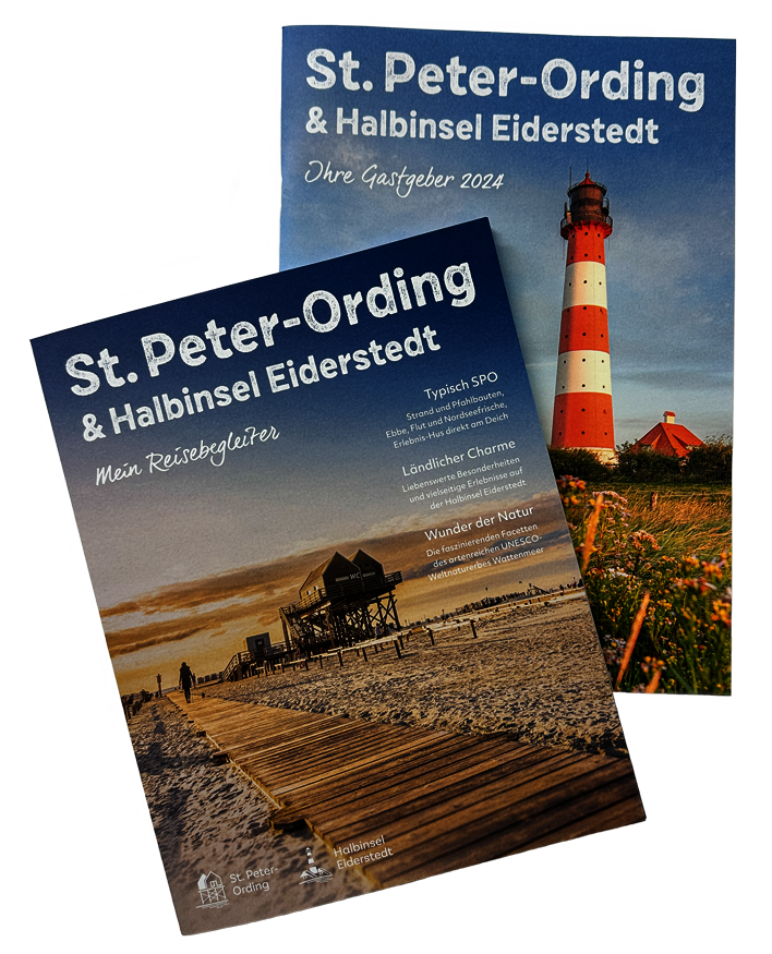 Cover des Prospekts "Reisebegleiter für St. Peter-Ording und Eiderstedt"