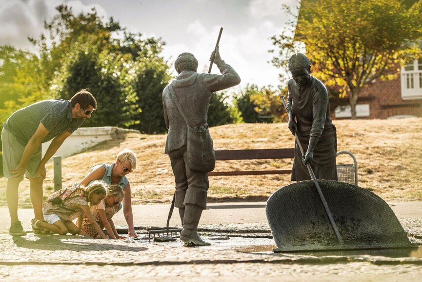 Familie bei Jan und Gret am Marktplatz