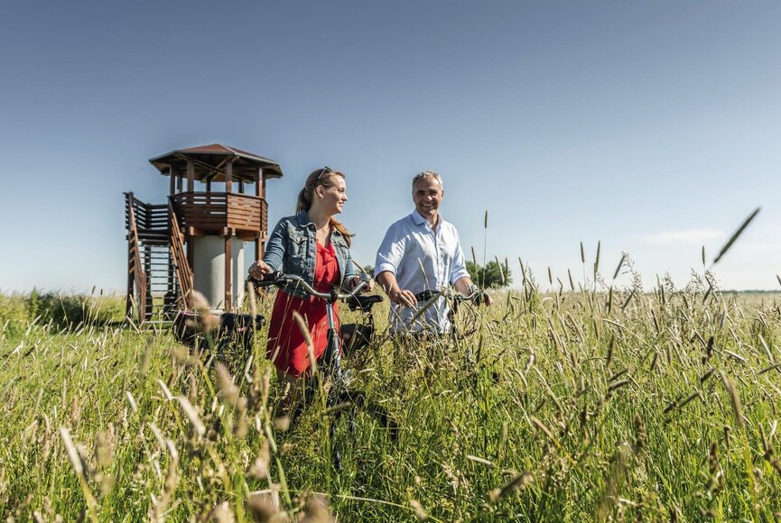 Picknick vor dem Aussichtsturm