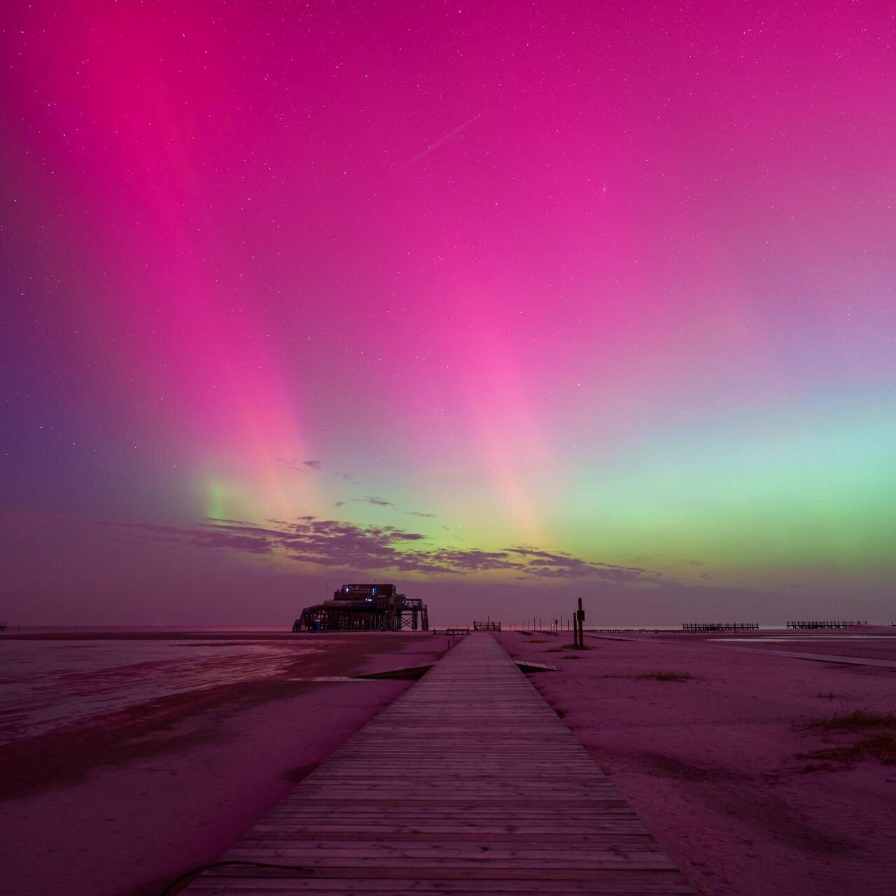 Nordlichter am Nordseestrand