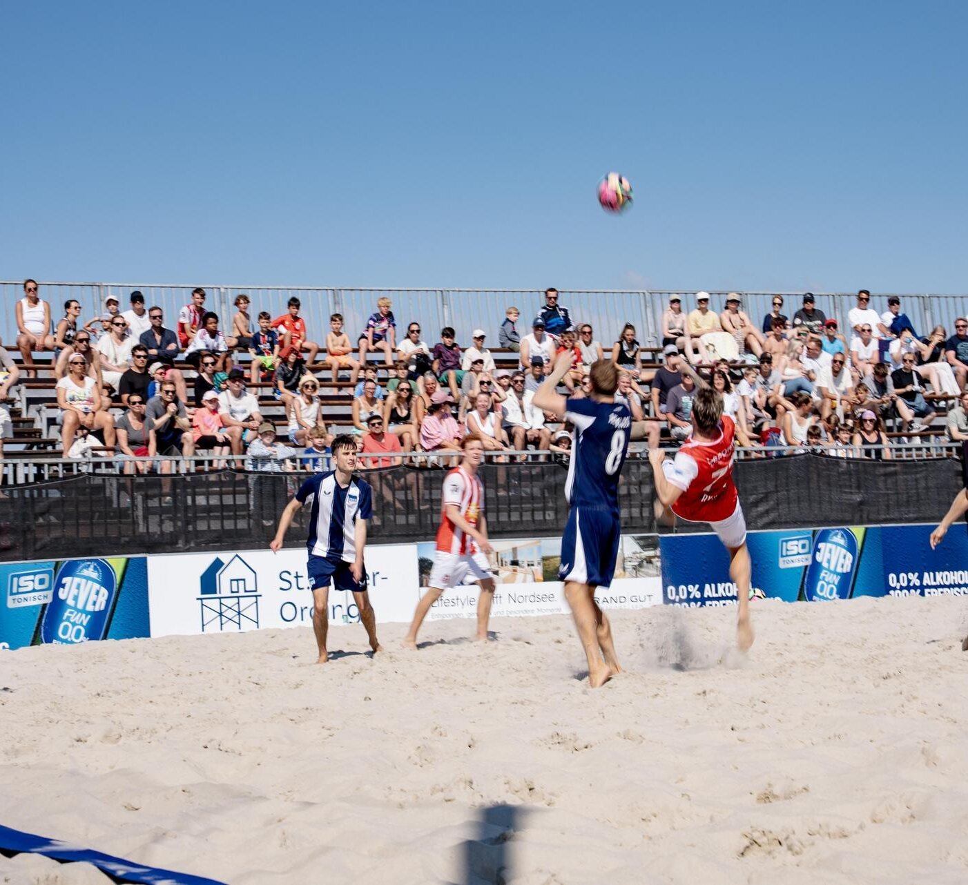 Detailaufnahme vom Beach Soccer 