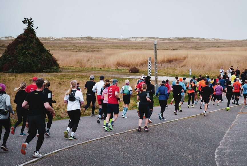 Läufer beim Osterlauf