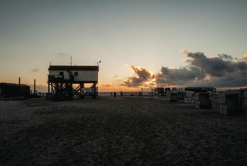 Sonnenuntergang am Strand