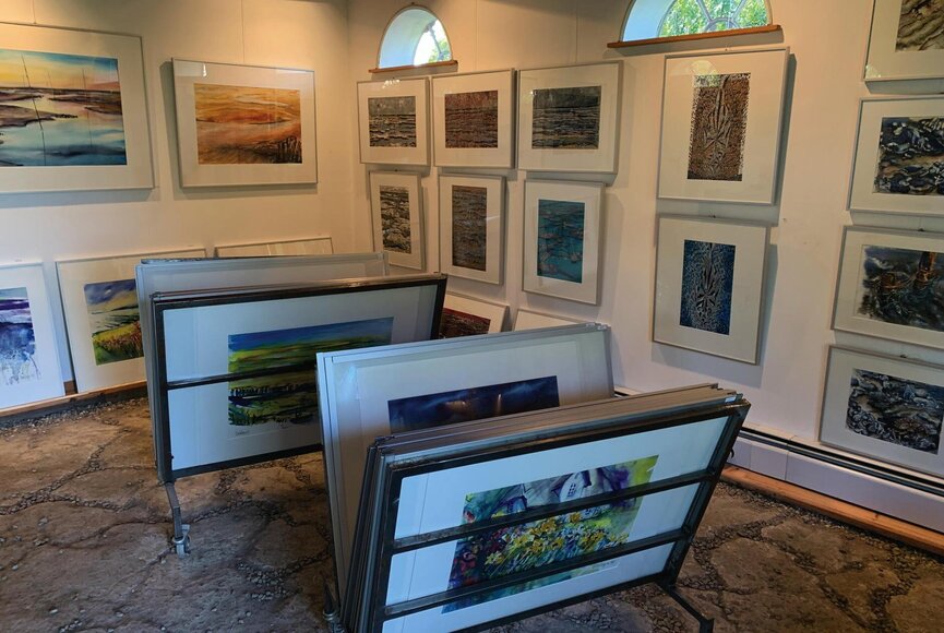 Bilder in einer Galerie