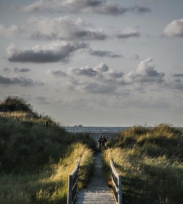 Strandübergang am Deich