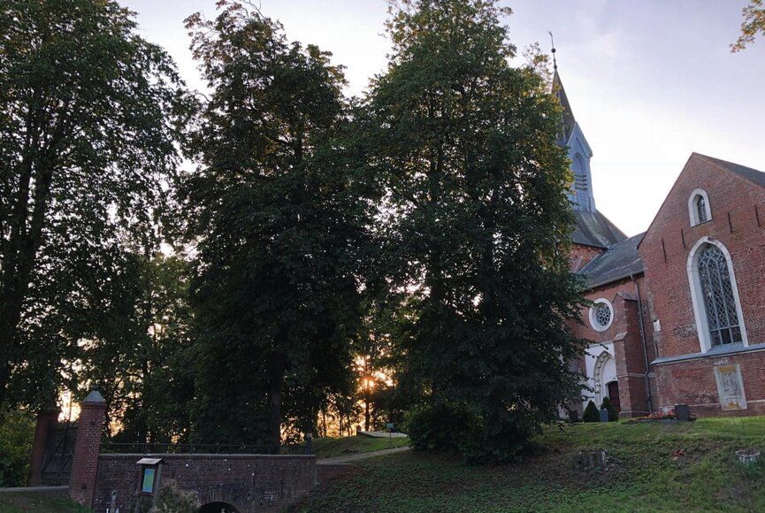 Blick auf die St.Nikolai Kirche