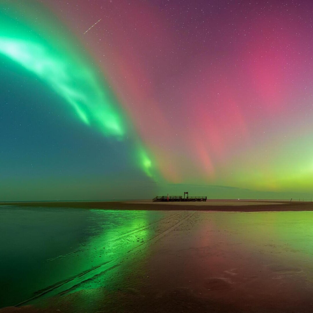 Nordlichter am Nordseestrand