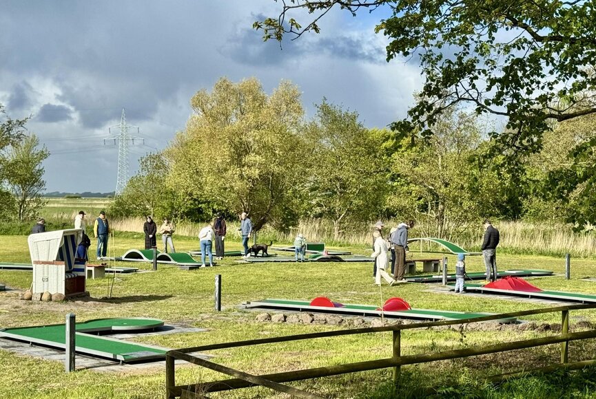 Minigolfplatz auf dem Sportpark Tating