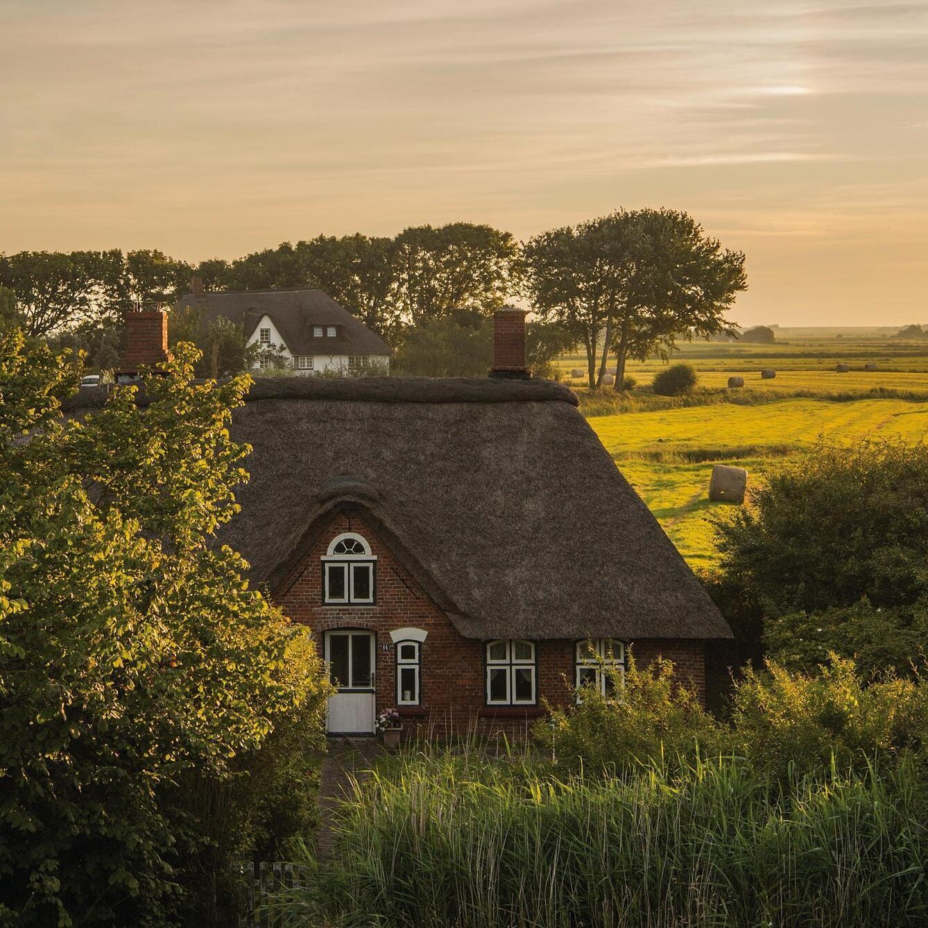 Reetdachhaus in idyllischer Lage in Westerhever