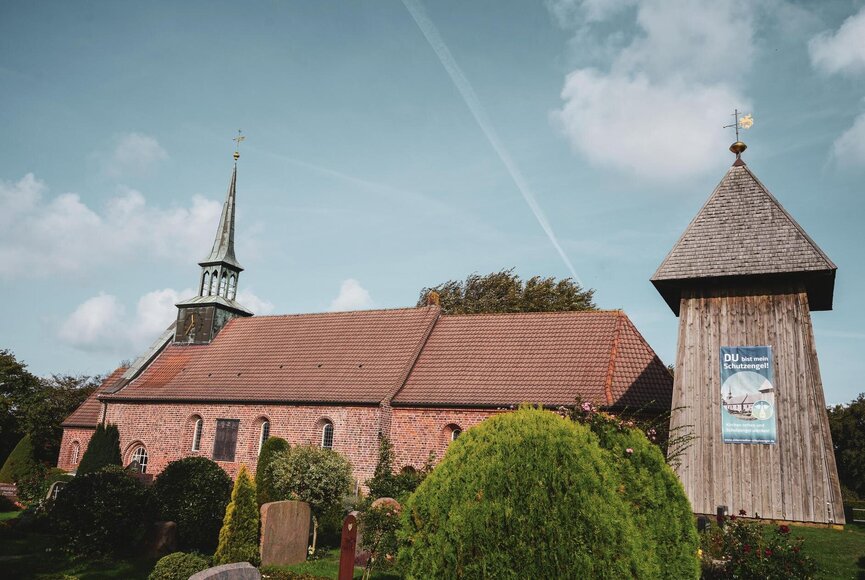 Blick auf die St. Peter - Kirche