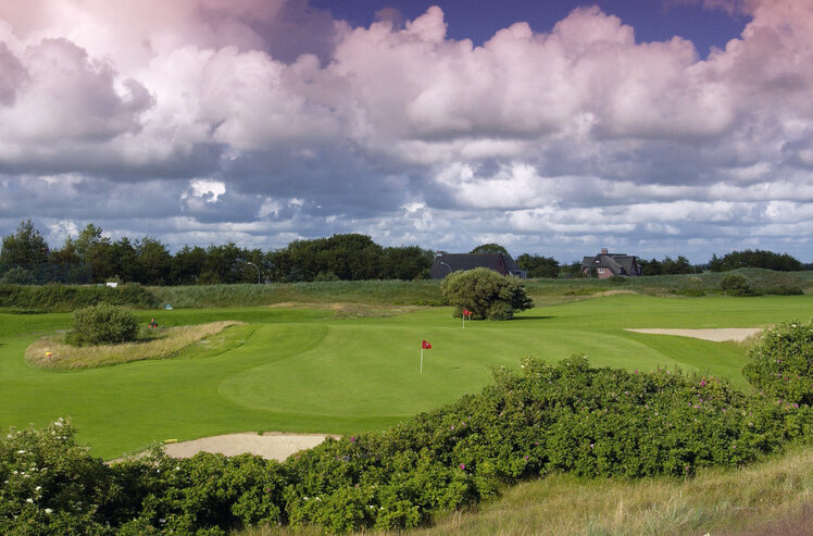 Blick auf den Golfplatz