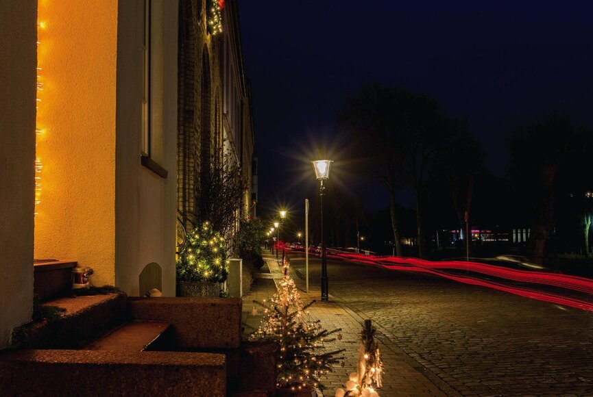 Weihnachtsbeleuchtung in Friedrichstadt