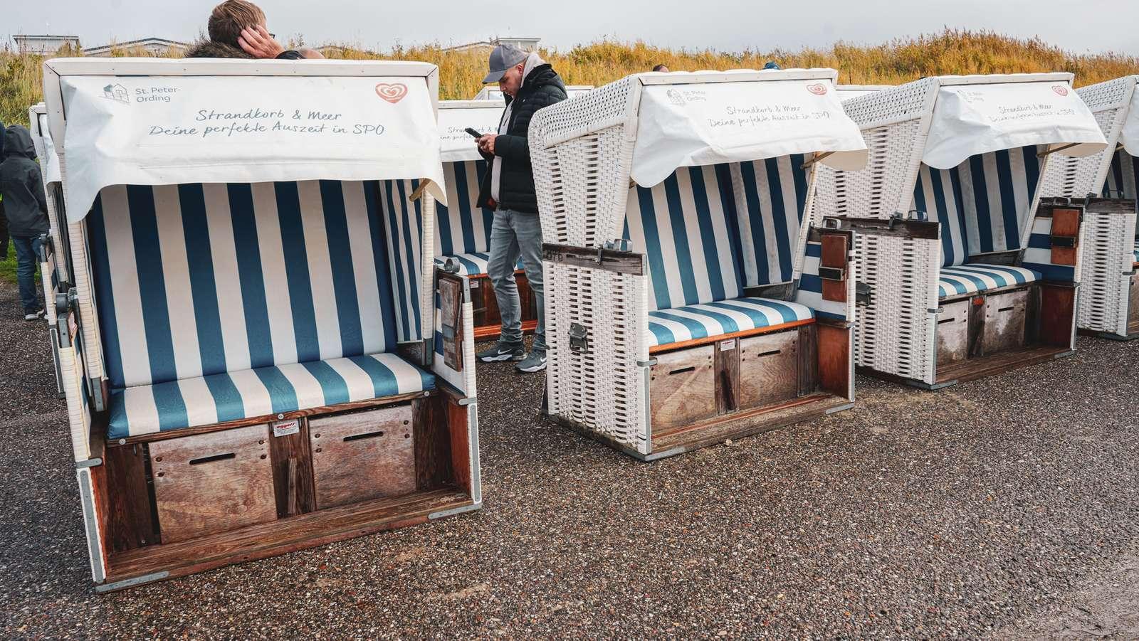 Strandkorbbesichtigung