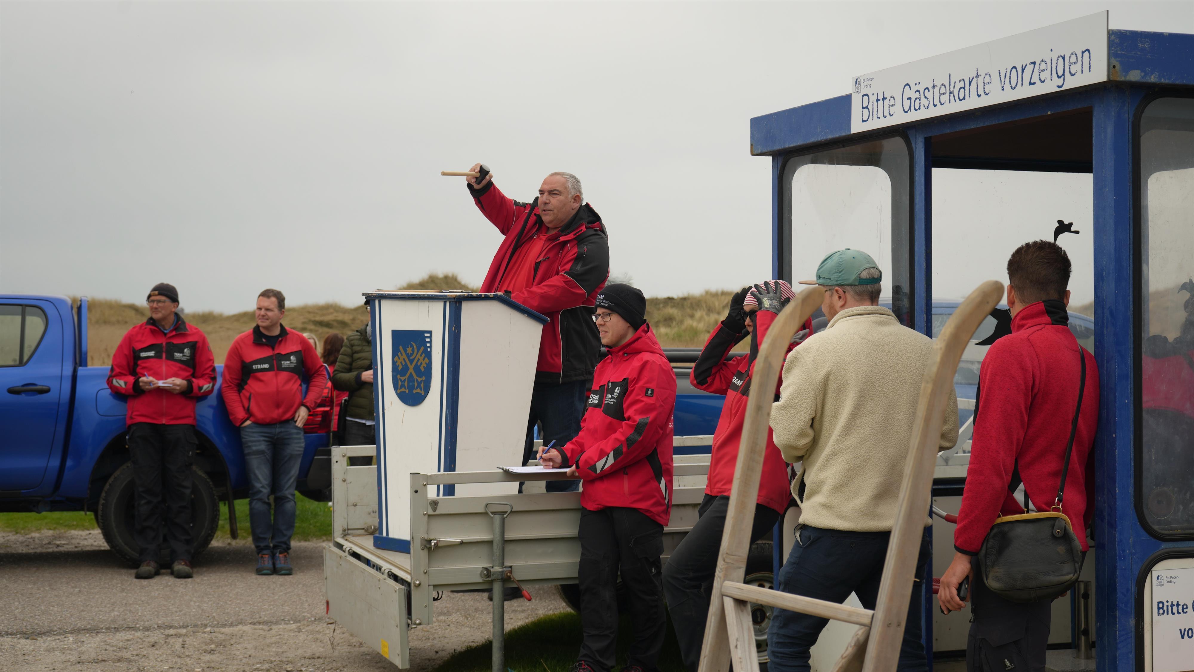Strandkorbversteigerung St. Peter-Ording_Heinzi
