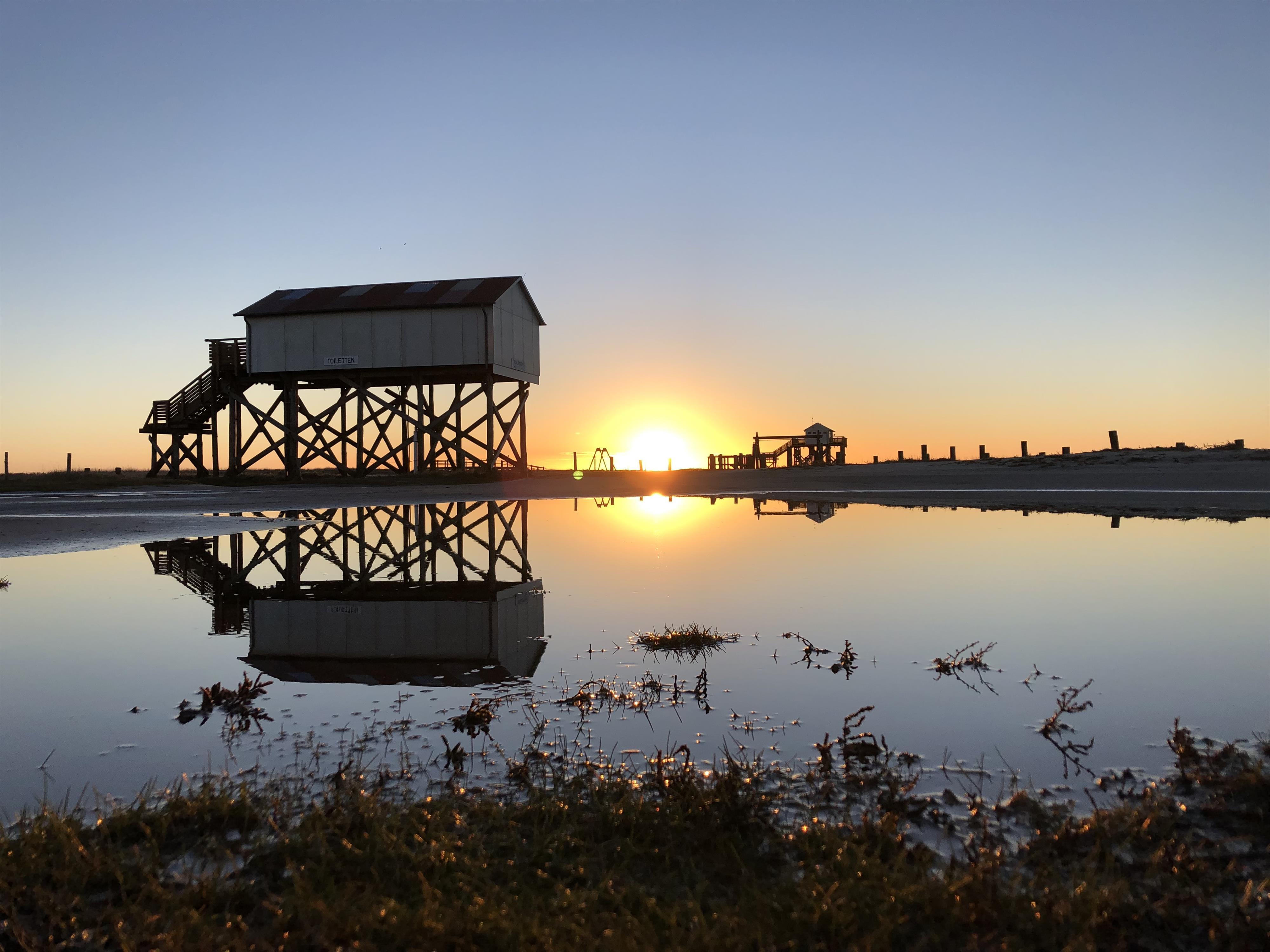Abendstimmung Südstrand SPO